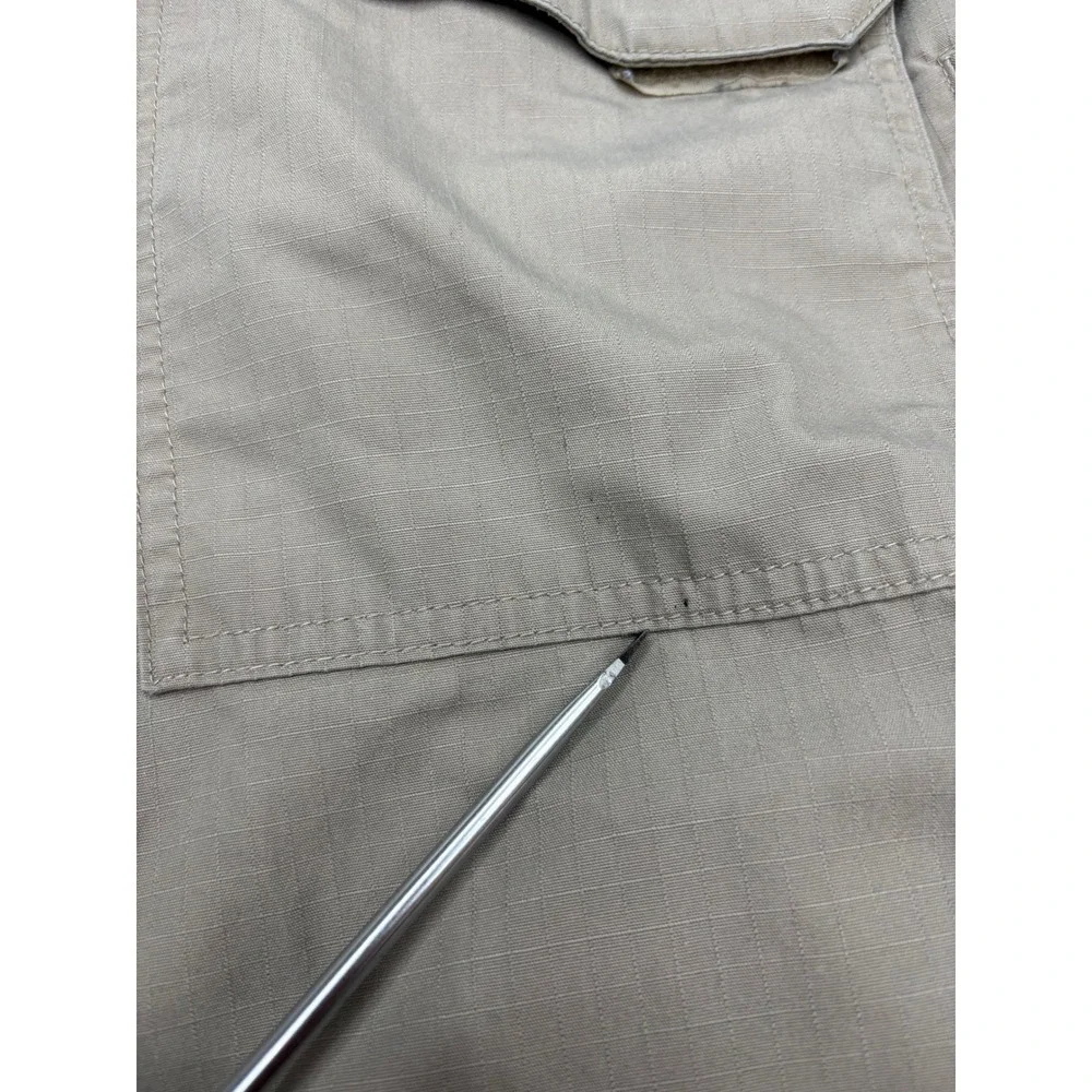3x Tru-Spec 24-7 Series Mens Khaki Tan Ripstop Tactical Cargo Pants Size 36x30